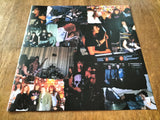 Death Leprosy vinyl Collage of photos on a vinyl record cover with various images of people.