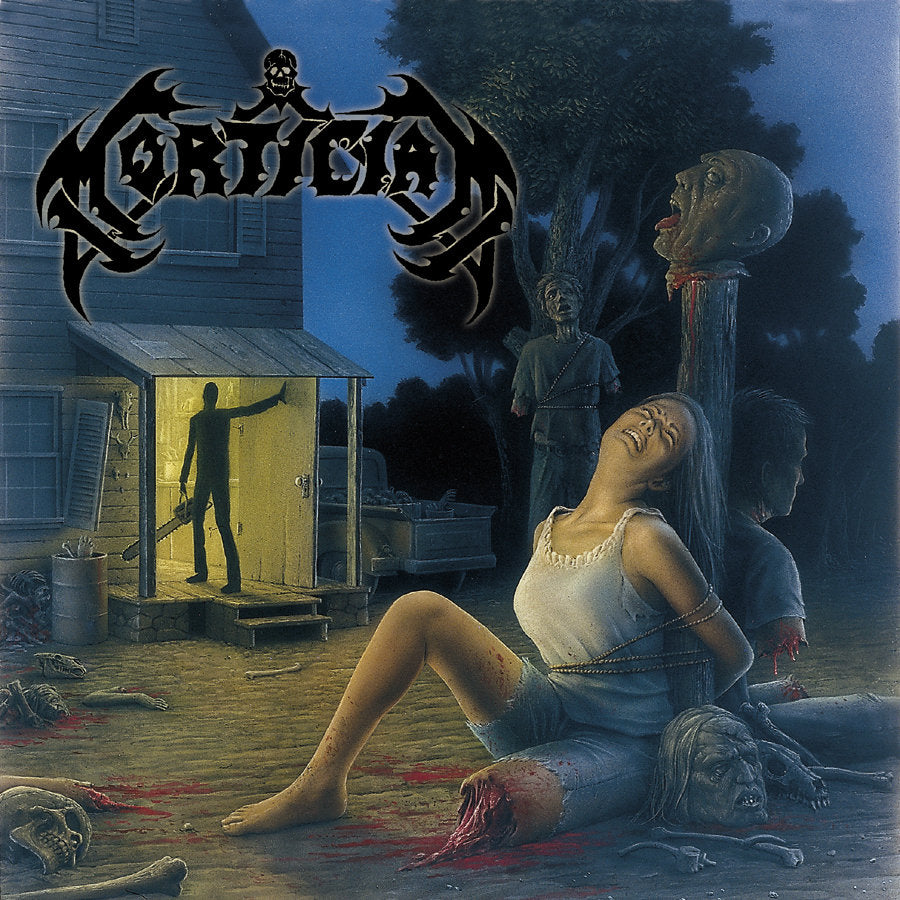 MORTICIAN - 1999 - Chainsaw Dismemberment 2xLP ROYAL BLUE w/SPLATTER VINYL (2023 Reissue)