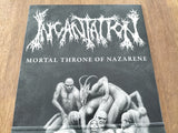 INCANTATION - 1994 - Mortal Throne Of Nazarene LP BLOOD RED VINYL (2024 Reissue)