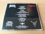 BESTIAL POSSESSION / GOATSLAUGHT / PROFANACION SEPULCRAL / NECROHAMMER - 4 Way Split: Satanic Alliance Of The Possessed Sepulchral Necrogoat CD