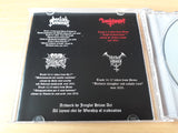 BESTIAL POSSESSION / GOATSLAUGHT / PROFANACION SEPULCRAL / NECROHAMMER - 4 Way Split: Satanic Alliance Of The Possessed Sepulchral Necrogoat CD