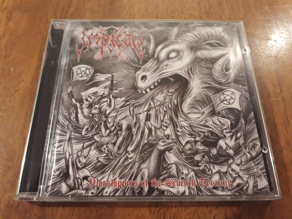 IMPIETY - 2011 - Worshippers Of The Seventh Tyranny CD (DIGIPAK or JEWEL CASE)
