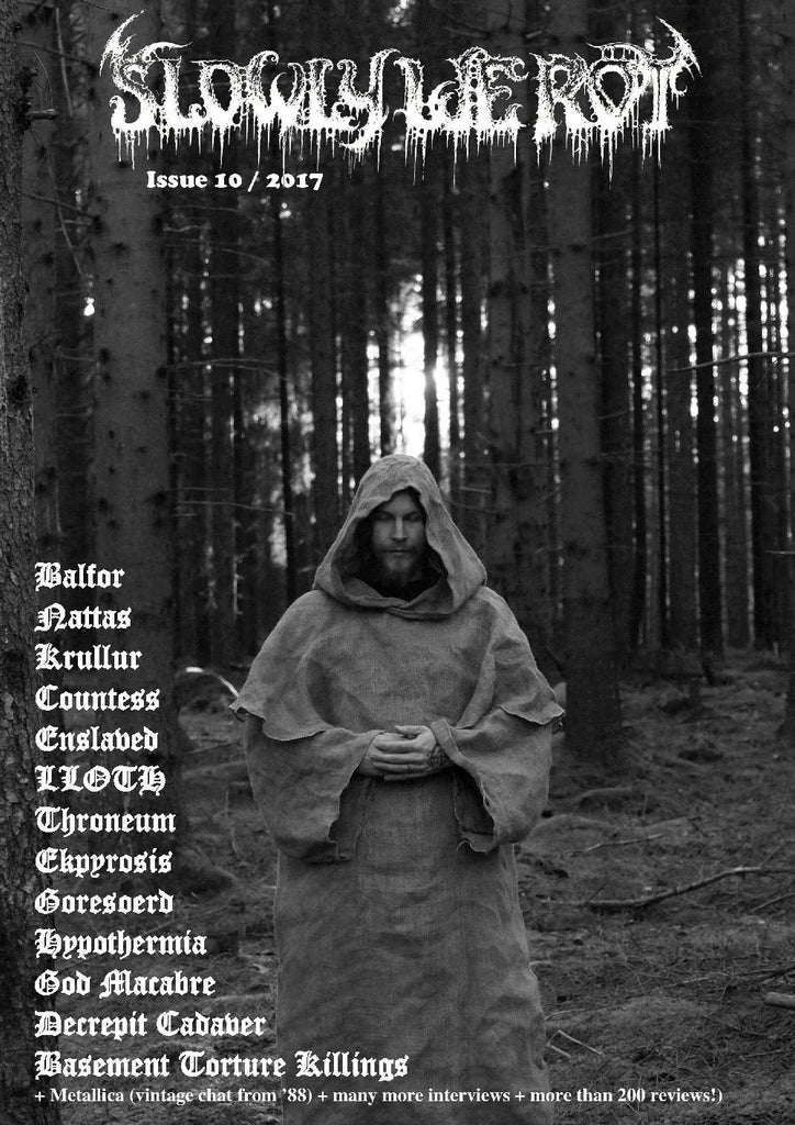 SLOWLY WE ROT Zine #10 + CD