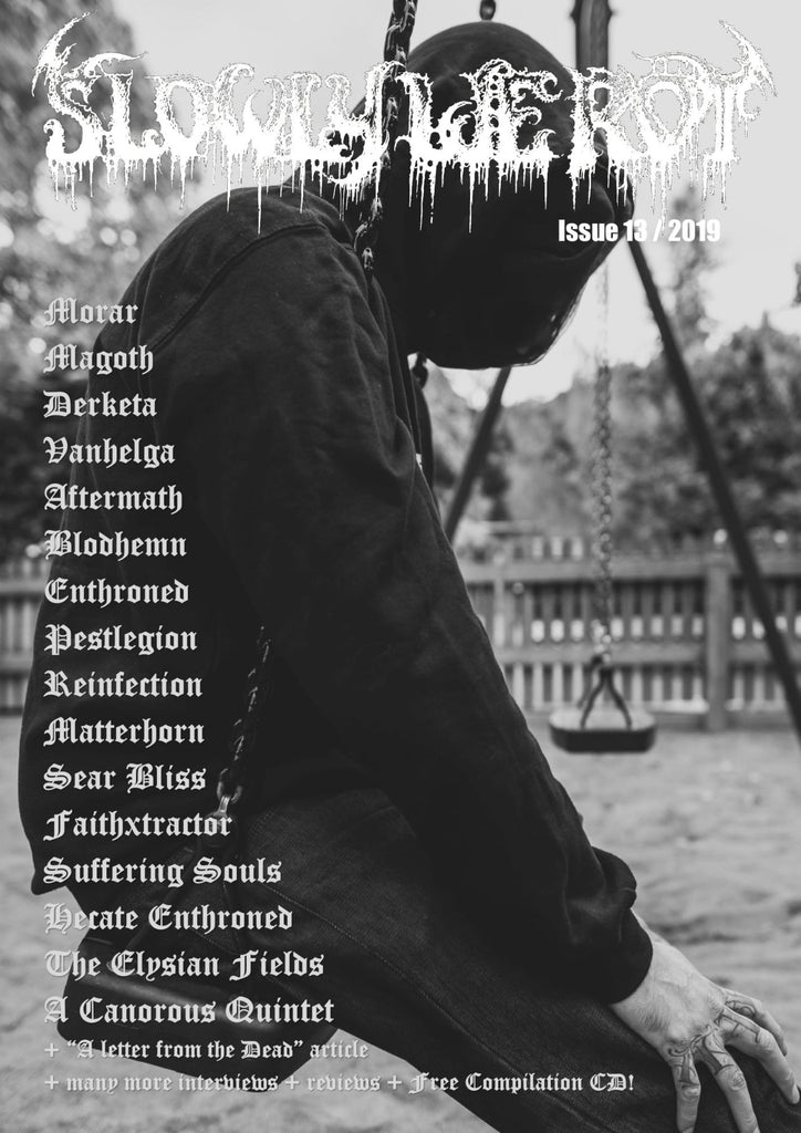 SLOWLY WE ROT Zine #13 + CD