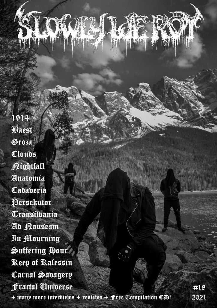 SLOWLY WE ROT Zine #18 + CD