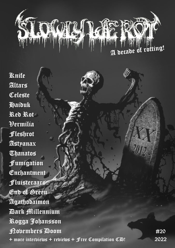 SLOWLY WE ROT Zine #20 + CD