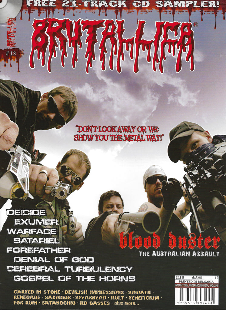 BRUTALLICA Zine - # 13 (2008) + Vol. 11 Compilation CD