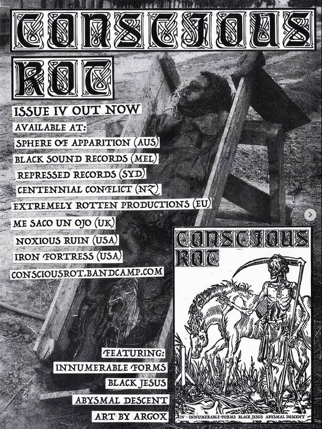 CONSCIOUS ROT ZINE (AUS) #4