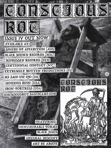 CONSCIOUS ROT ZINE (AUS) #4