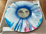 Death Leprosy Colorful vinyl record with a label on a wooden surface