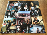 Collage of a person with a guitar on a vinyl record cover DEATH - Spiritual Healing LP booklet