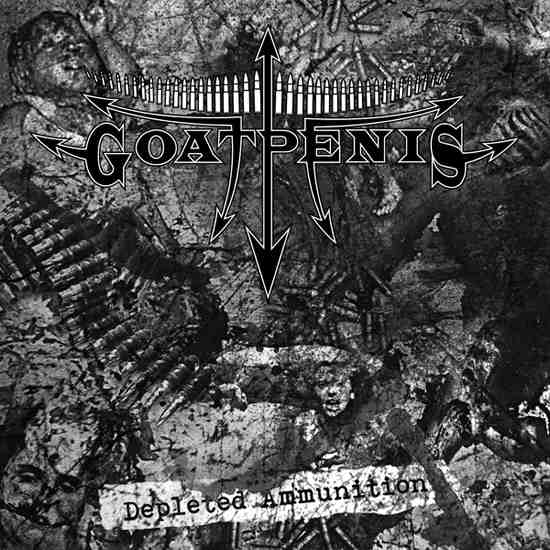 GOATPENIS - Depleted Ammunition LP GREY MARBLE VINYL (1st press) [2ND HAND]