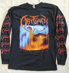 OBITUARY - Dying of Everything LONGSLEEVE SHIRT // X-LARGE