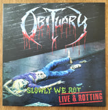 OBITUARY - 2022 - Slowly We Rot - Live and Rotting LP SLIME GREEN VINYL
