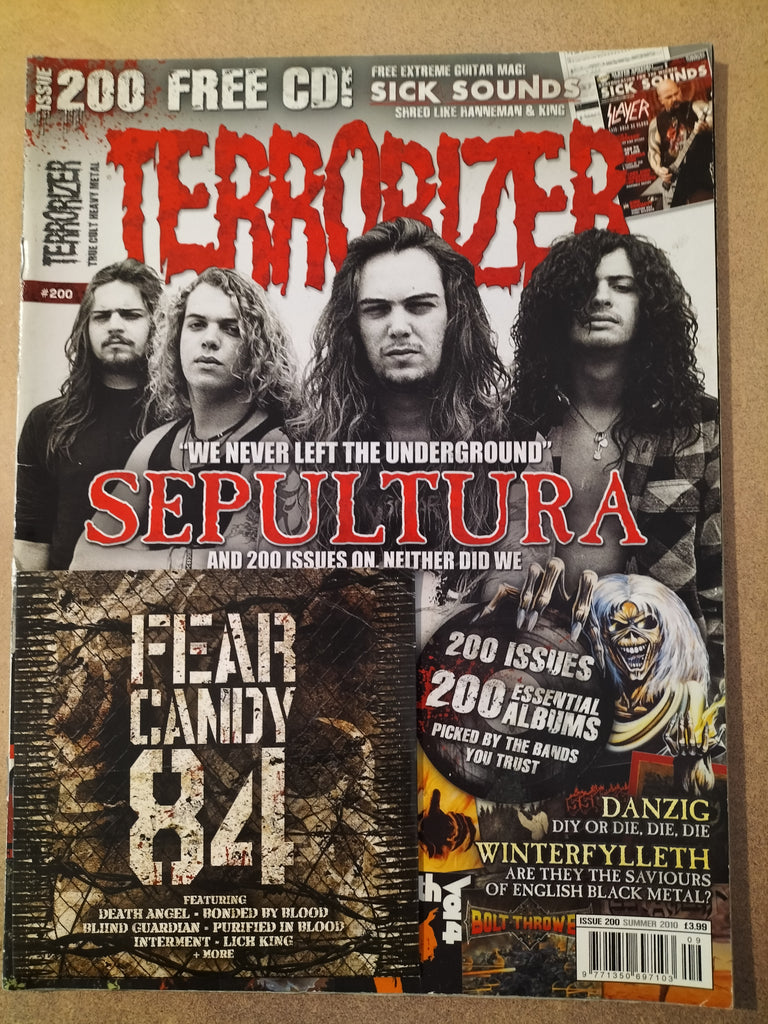 TERRORIZER #200 + Sick Sounds #3  + Fear Candy 84 CD [2ND HAND]