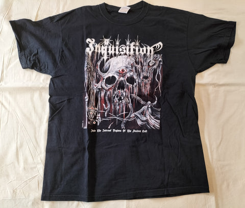 INQUISITION - Into the Infernal Regions of the Ancient Cult T-SHIRT X-LARGE [2ND HAND]