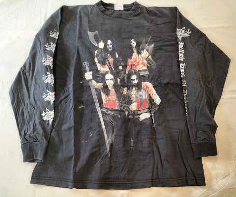 DARK FUNERAL - Ineffable King of Darkness LONGSLEEVE T-SHIRT X-LARGE (VG+) [2ND HAND]