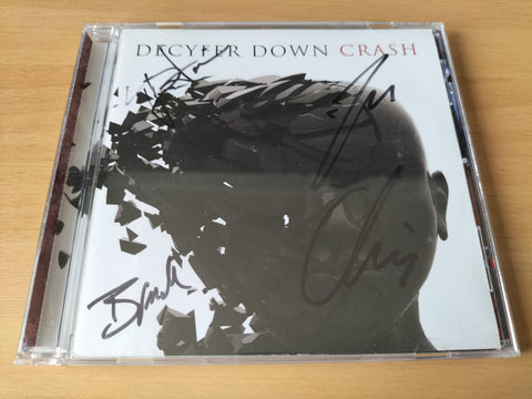 DECYFER DOWN - Crash CD [SIGNED][2ND HAND]