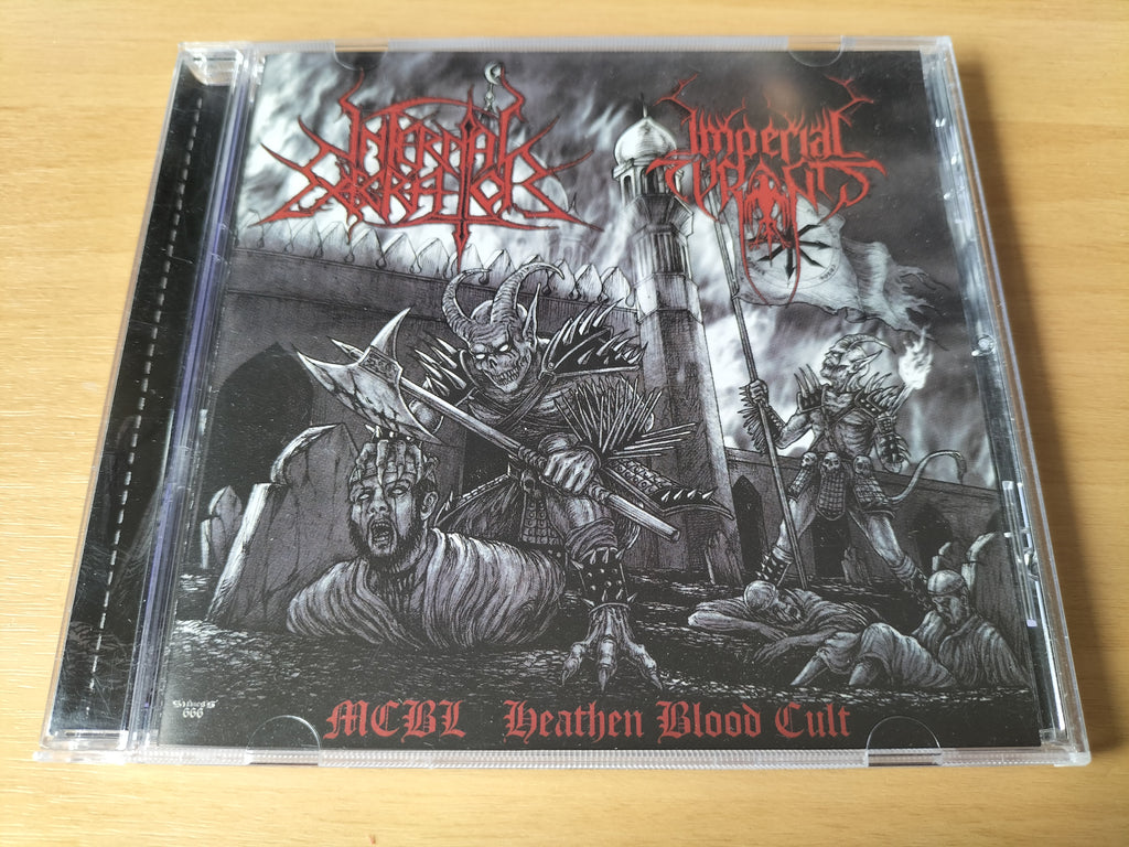 INFERNAL EXECRATOR / IMPERIAL TYRANTS ‎– MCBL Heathen Blood Cult CD [2ND HAND]