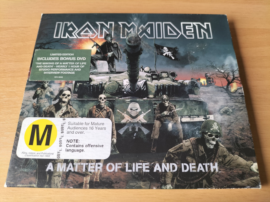 IRON MAIDEN ‎– A Matter Of Life And Death CD + DVD SLIPCASE [2ND HAND]