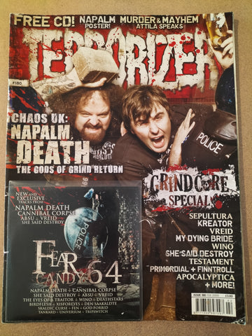 TERRORIZER #180 + Fear Candy 64 CD [2ND HAND]