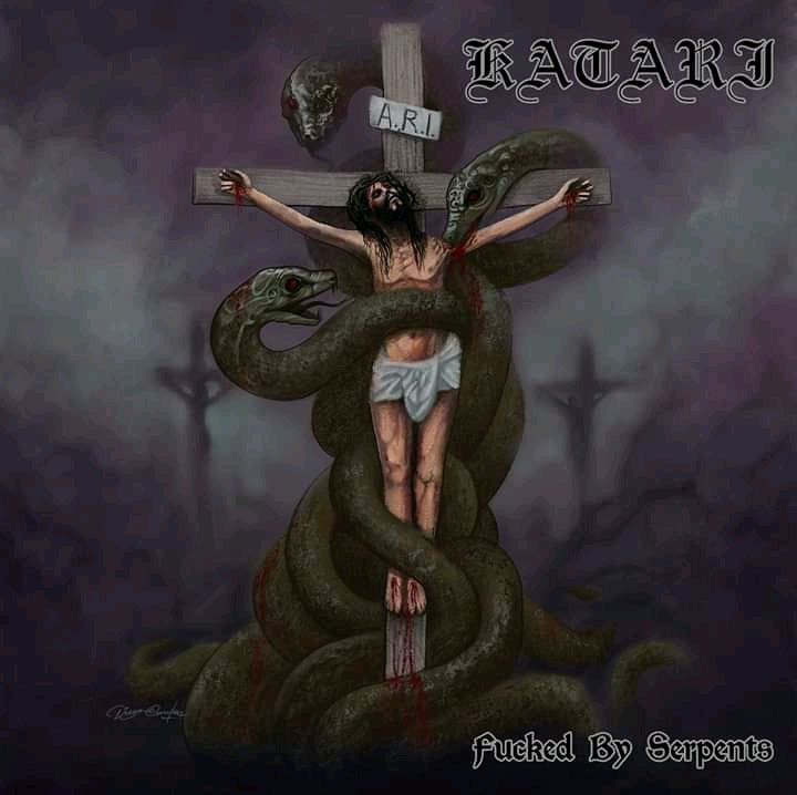 KATARI - Fucked by Serpents CD SLIPCARD + STICKER (Compilation, 2020 Reissue)
