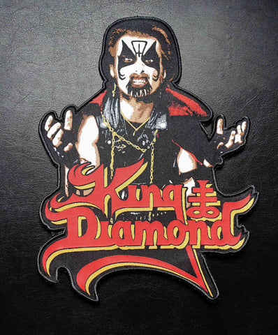 KING DIAMOND - King Diamond SHAPED BACKPATCH [PRE-ORDER]