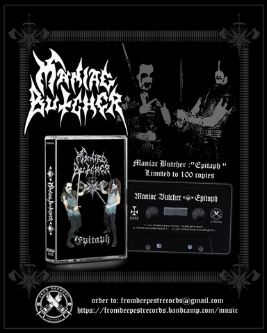 MANIAC BUTCHER - Epitaph TAPE (2025 Reissue)