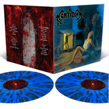 MORTICIAN - 1999 - Chainsaw Dismemberment 2xLP ROYAL BLUE w/SPLATTER VINYL (2023 Reissue)