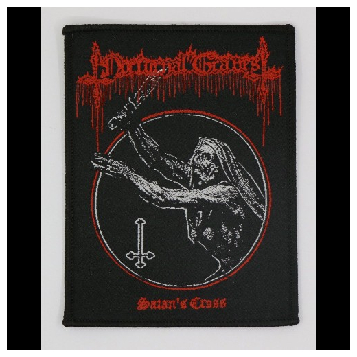 NOCTURNAL GRAVES (AUS) - Satan's Cross PATCH