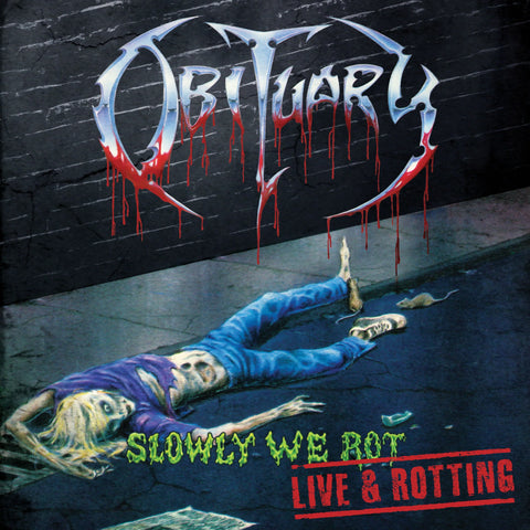 OBITUARY - 2022 - Slowly We Rot - Live and Rotting LP SLIME GREEN VINYL