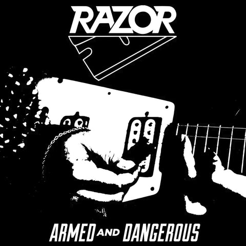 RAZOR - Armed and Dangerous 12" WHITE & BLACK SPLATER VINYL (2021 Reissue)