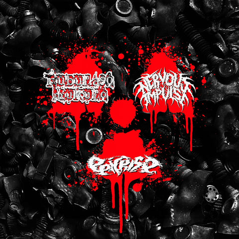 RUBUFASO MUKUFO / NERVOUS IMPULSE / EPICRISE - Atomic Grind 3 Way CD