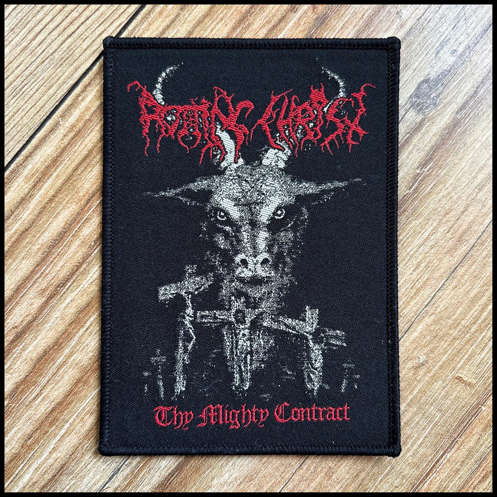 ROTTING CHRIST - Thy Mighty Contract PATCH - BLACK border