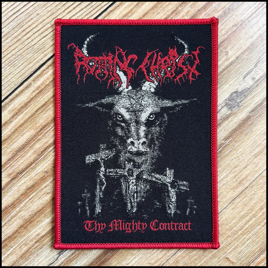 ROTTING CHRIST - Thy Mighty Contract PATCH - RED border