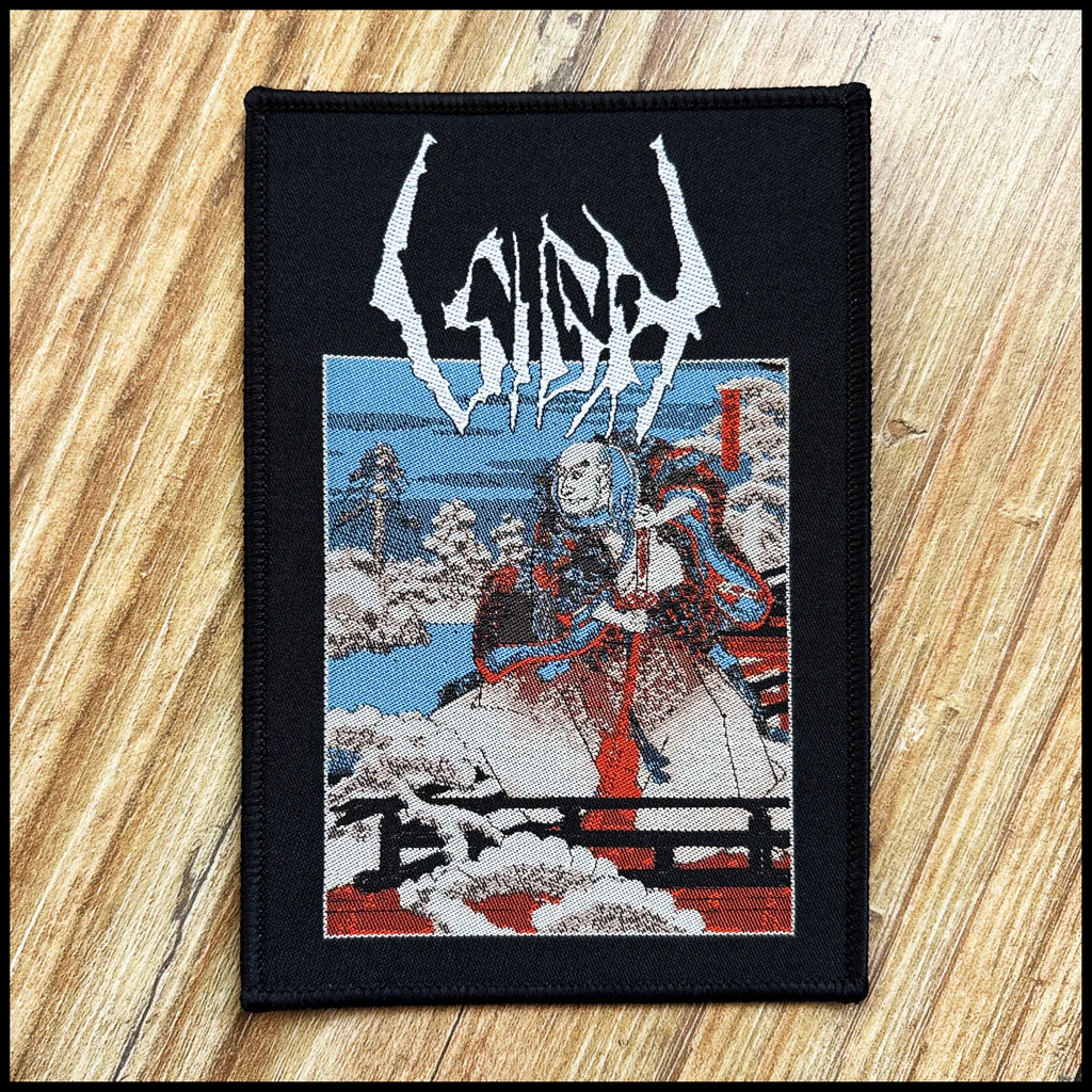 SIGH - Ghastly Funeral Theatre PATCH - BLACK border