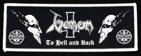 VENOM - To Hell And Back RECTANGLE PATCH - WHITE BORDER [PRE-ORDER]