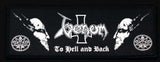 VENOM - To Hell And Back RECTANGLE PATCH - BLACK BORDER