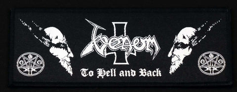 VENOM - To Hell And Back RECTANGLE PATCH - BLACK BORDER [PRE-ORDER]