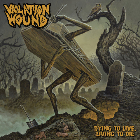 VIOLATION WOUND - Dying to Live, Living to Die CD