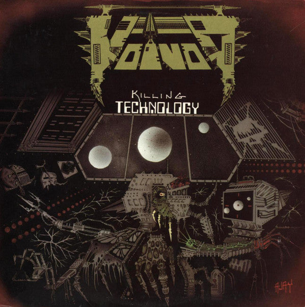 VOIVOD - Killing Technology LP BLACK VINYL (1st press) [VG / G] [2ND HAND]