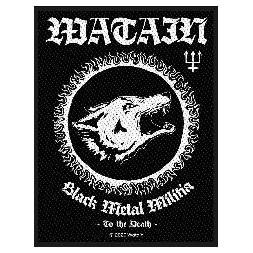 WATAIN - Black Metal Militia PATCH