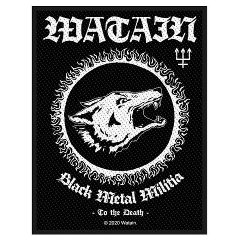 WATAIN - Black Metal Militia PATCH