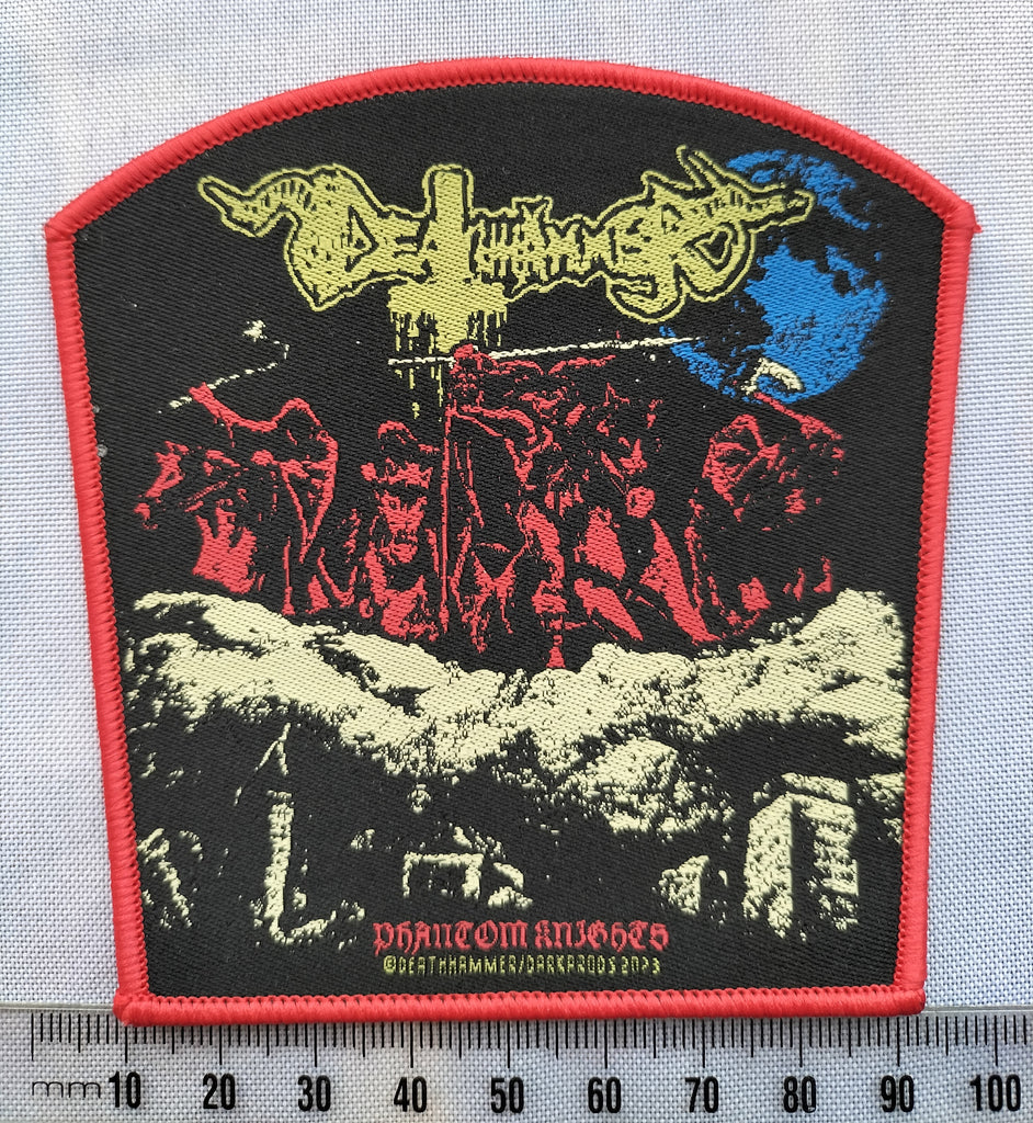 DEATHHAMMER - Phantom Knights PATCH HEADSTONE SHAPED