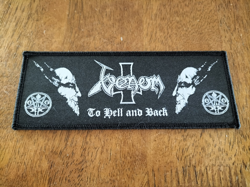 VENOM - To Hell And Back RECTANGLE PATCH - BLACK BORDER