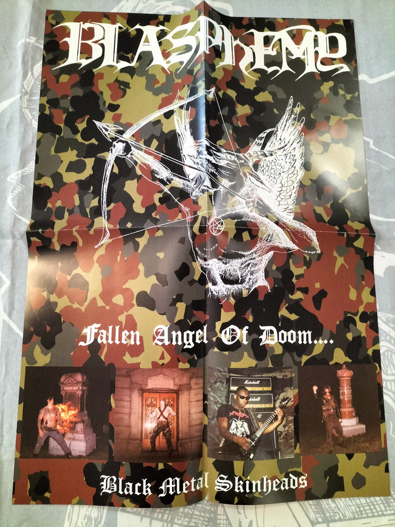 BLASPHEMY - 'Camo Never Surrender 2023' 3 x A2 POSTER SET