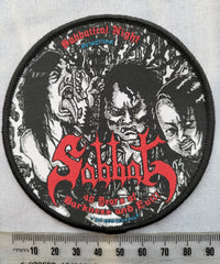 SABBAT - Sabbatical Night: 40 Years of Darkness and Evil PATCH CIRCULAR