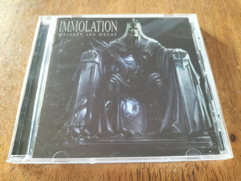 IMMOLATION - Majesty And Decay CD [UN-OFFICIAL] [2ND HAND]