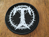 TERASET (NZL) - Burden LP BLACK ORANGE SPLATTER + PATCH + GUITAR PICK