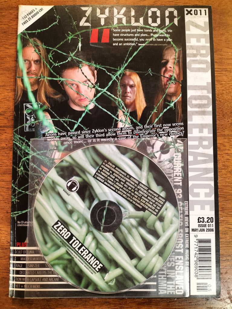 ZERO TOLERANCE MAGAZINE -  #011 (May/June 2006) + CD